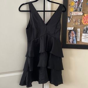 Black Ruffle Dress